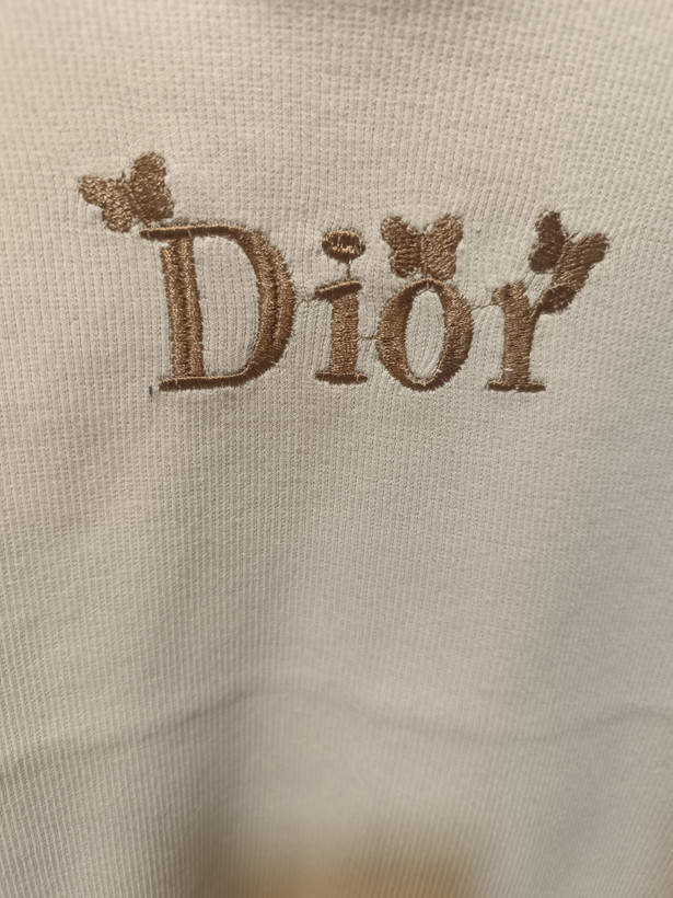 کراپ گلدوزی Dior کبریتی پنبه صددرصد مناسب سایز ۳۶ تا ۴۴